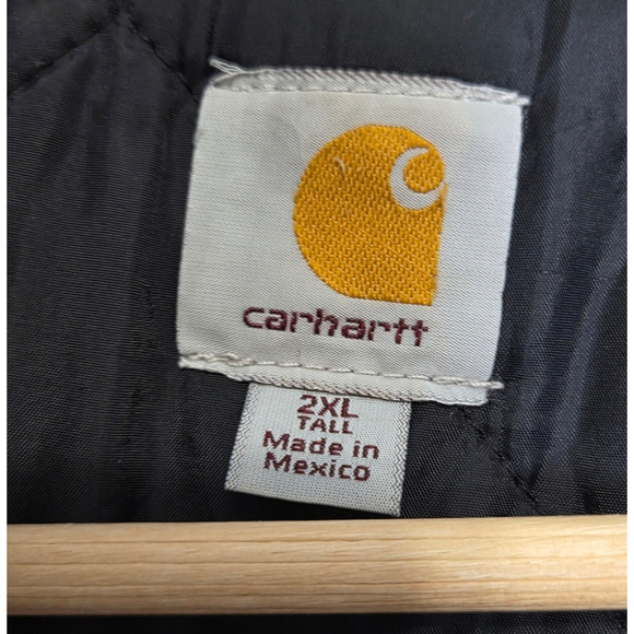 Carhartt C26-211 Sandstone Traditional Arctic Quilt Lined Coat Size 2XL Tall - Picture 9 of 14
